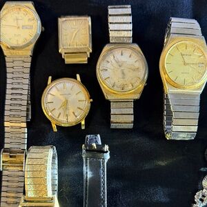 Vintage Gold and Silver Tone Men's and Women’s Watch’s - Broken for Parts Crafts